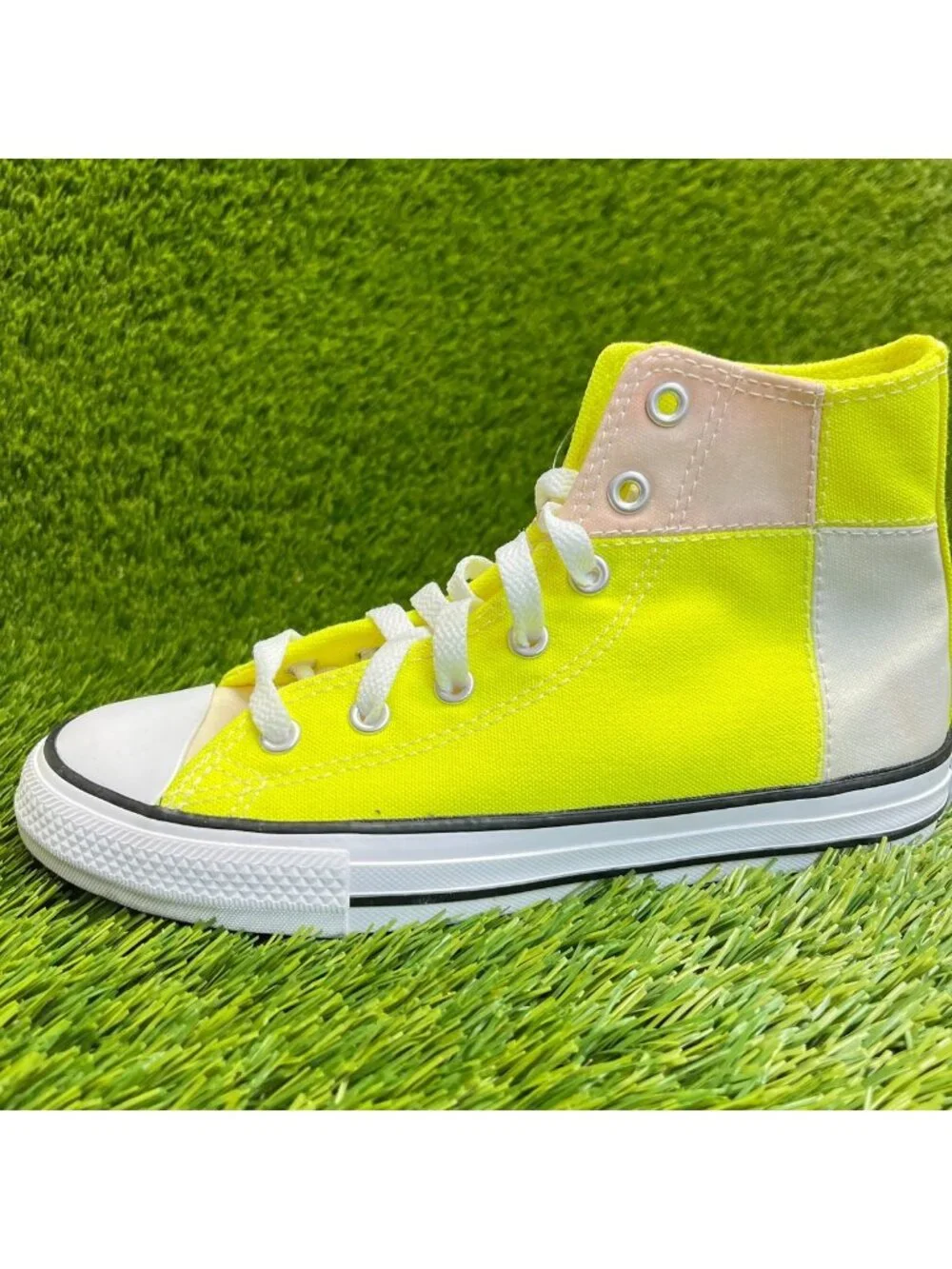 Converse Chuck Taylor All Star Hi Boys Size 3Y Yellow Athletic Shoes Sneakers